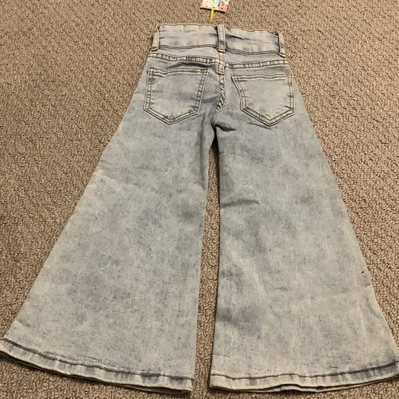 ACID WASHED TIKTOK JEANS FOR KIDS SIZE 2 - Picture 5 of 6